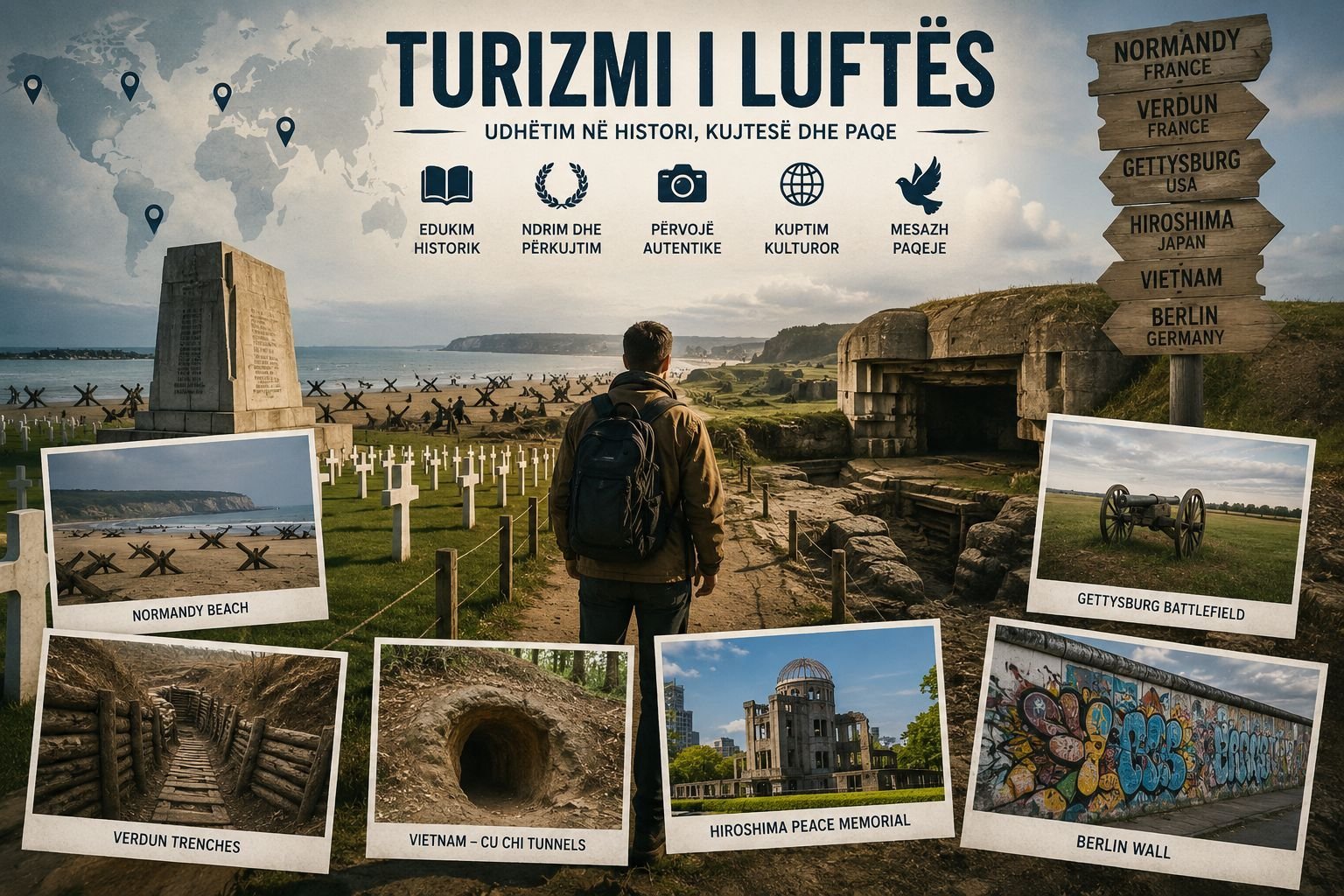 Turizmi i Luftës: Eksplorimi i Historisë Përmes Fushëbetejave të së Kaluarës